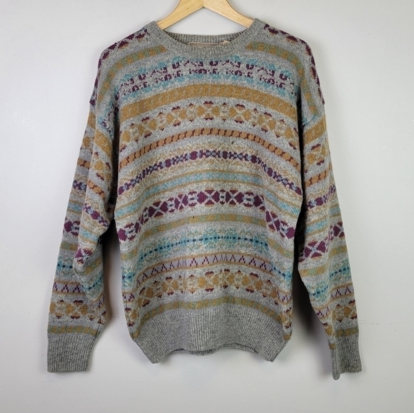 VINTAGE McGregor Shetland Wool Sweater XL - Picture 13 of 13